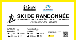 plan ski de randonnée