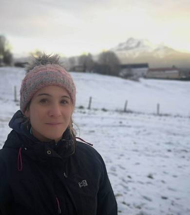 Randonnée raquettes avec Julie