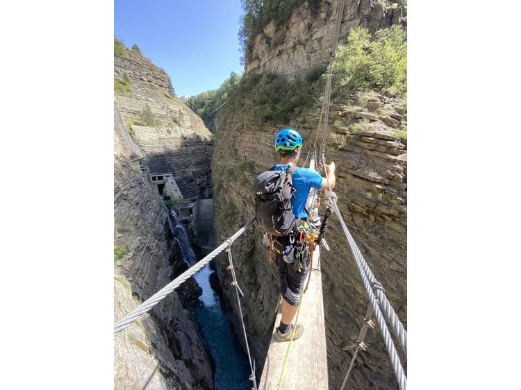 Photo 3 Via ferrata of the "Grand Frisson"