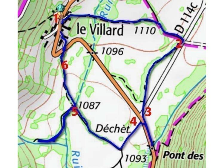 Photo 3 Circuit pédestre : Le Villard "Les vieux ponts"