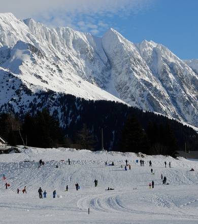 Piste de luge Alpe du Grand Serre