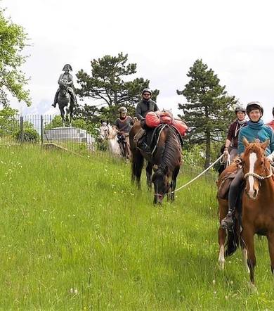 La Route Napoléon à Cheval - en Isère