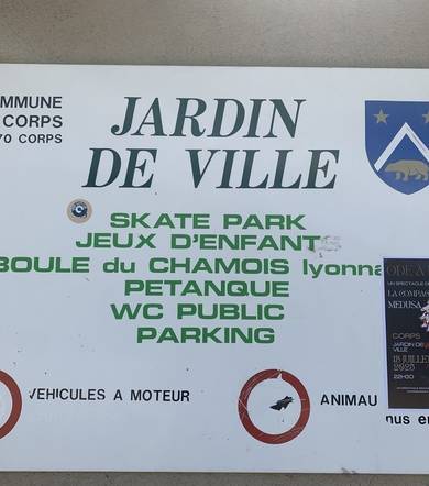 Aire de jeux - Corps - Jardin de ville