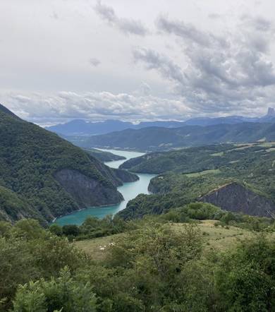 Rando-poussette : belvédère de Monteynard