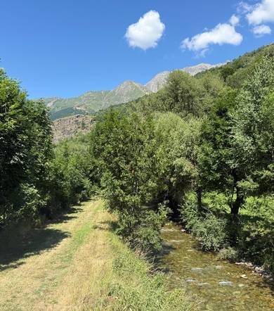 Rando-poussette à Fontagneu-Itinéraire pédestre