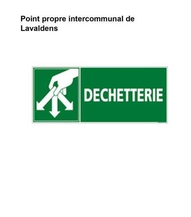 Déchetterie de Lavaldens