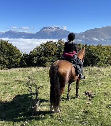 Le puits des Rioux à cheval