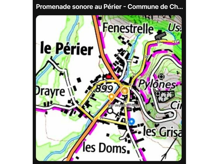 Photo 3 Promenade pédestre : Balade sonore au Périer