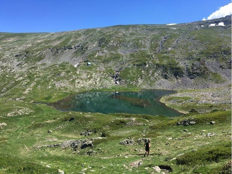 Photo 1 Crête et Lac de Brouffier - 14 km - Rouge