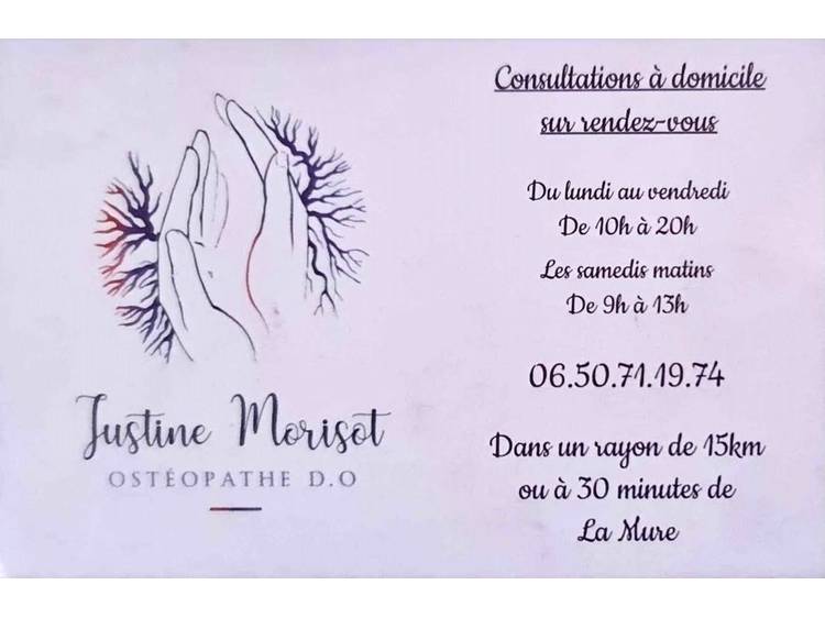 Photo 1 Ostéopathe - Justine Morisot - A domicile
