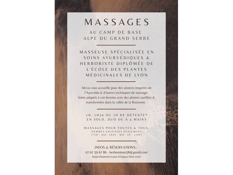 Photo 1 Massages & consultations de phytothérapie avec Alexia