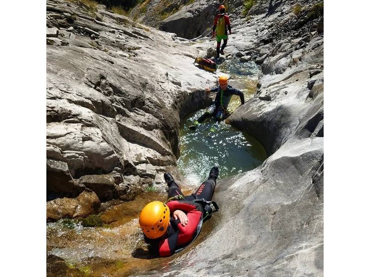 Photo 2 Canyoning sportif - Canyon de Peyron Roux avec Écrins Spéléo Canyon