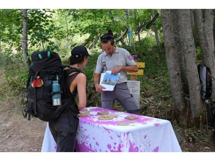 Photo 1 Rencontre avec un garde-moniteur du Parc national sur le GR54