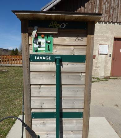 Station lavage de vélo