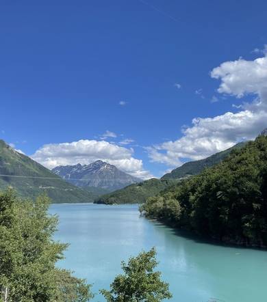 Autour du lac du Sautet - Vélo