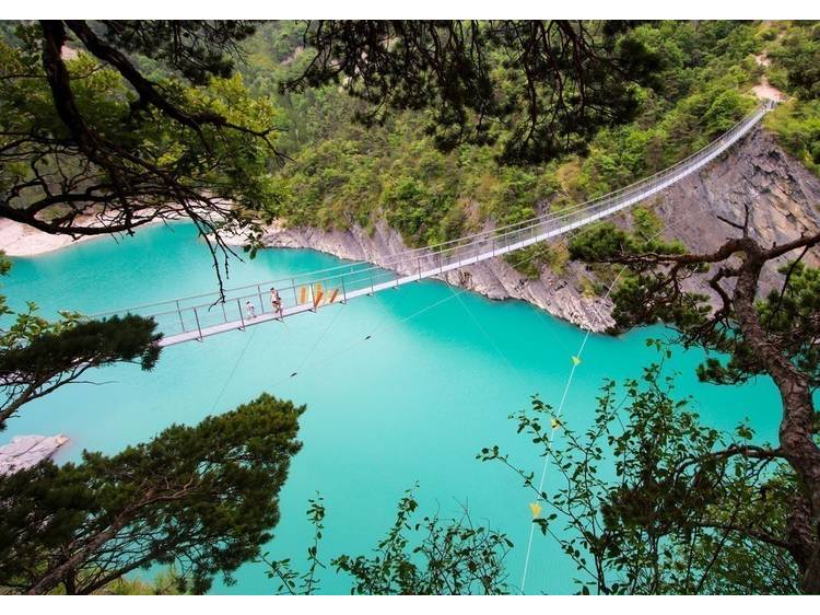 Photo 1 Tour des passerelles du lac de Monteynard-Avignonet