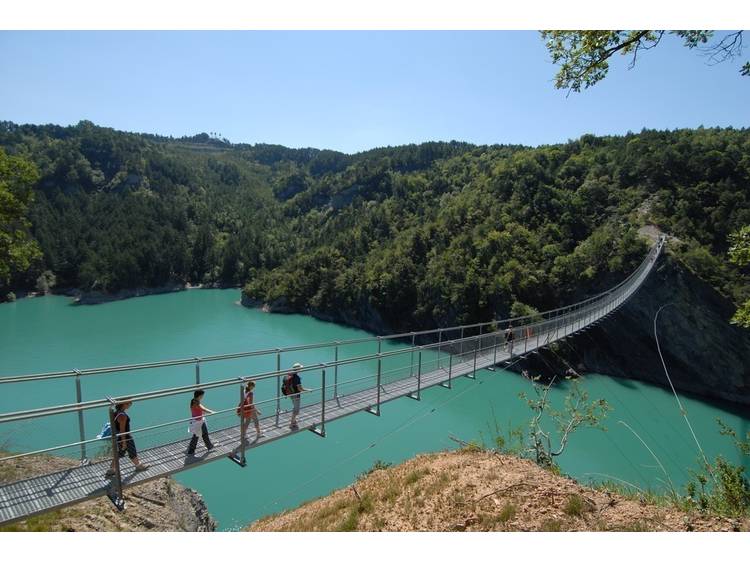 Photo 2 Tour des passerelles du lac de Monteynard-Avignonet