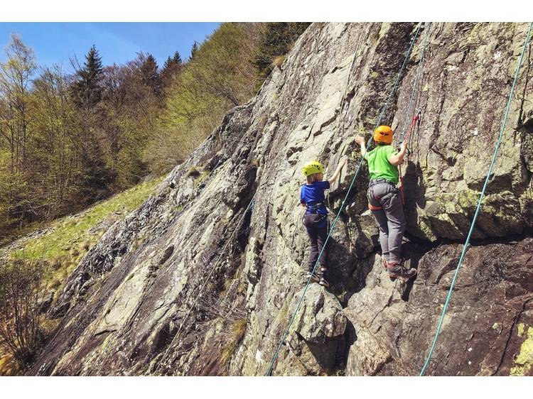 Photo 1 Climbing route of "La Cascade" - Alpe du Grand Serre
